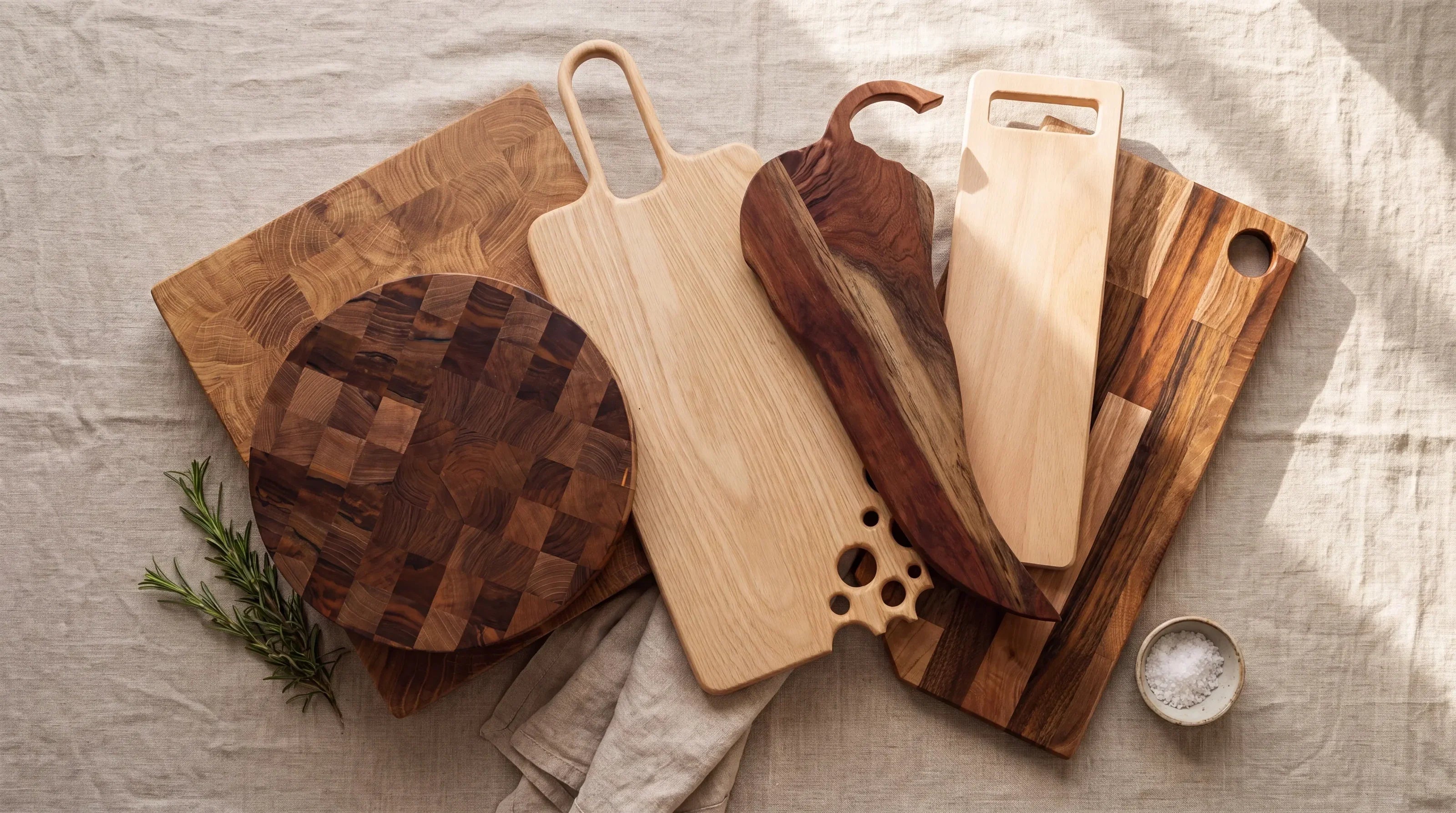 Toutes les gammes de planches en bois massif Xavier Nadau Designer