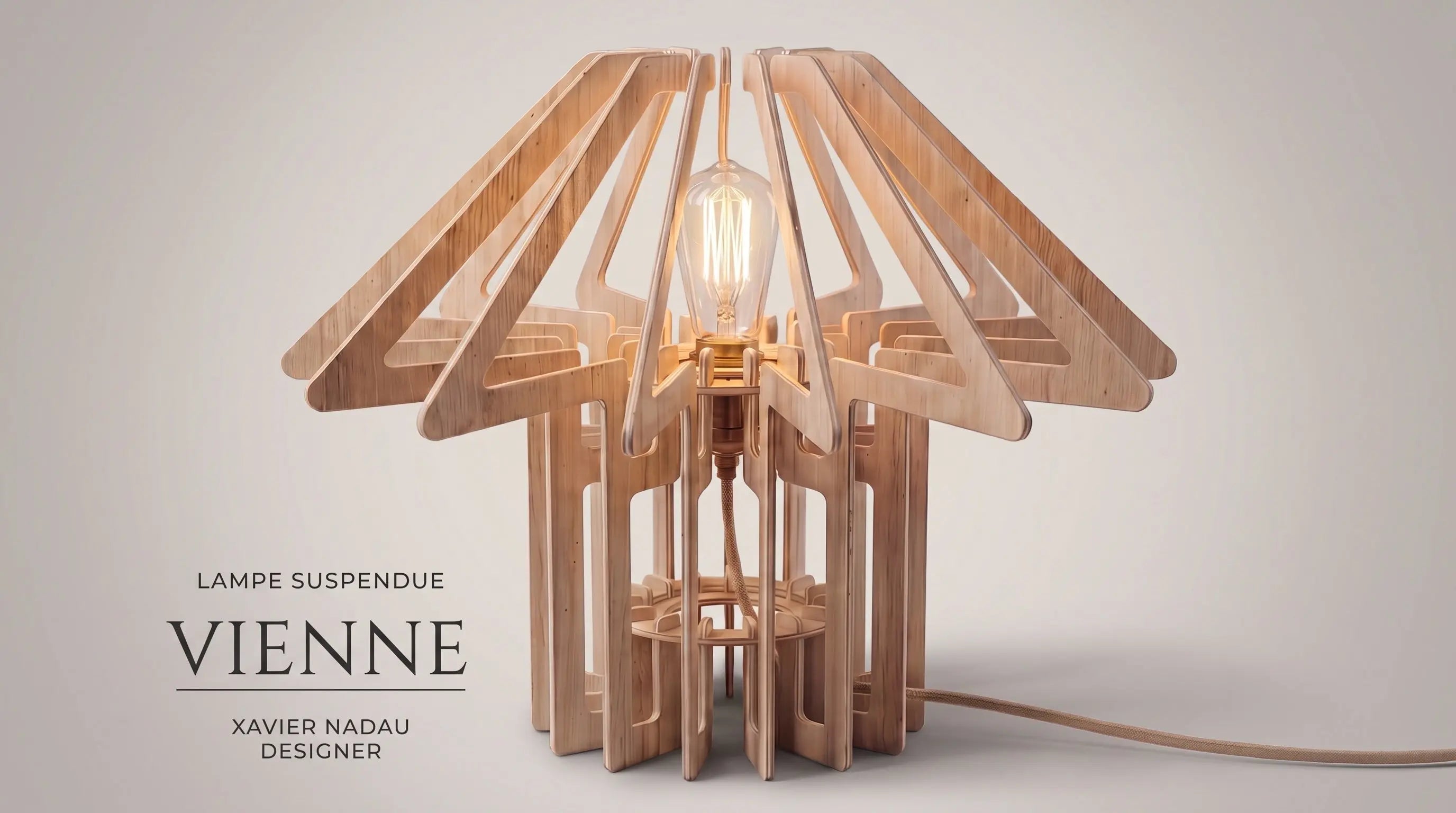 Lampe suspendue Vienne Xavier Nadau Designer