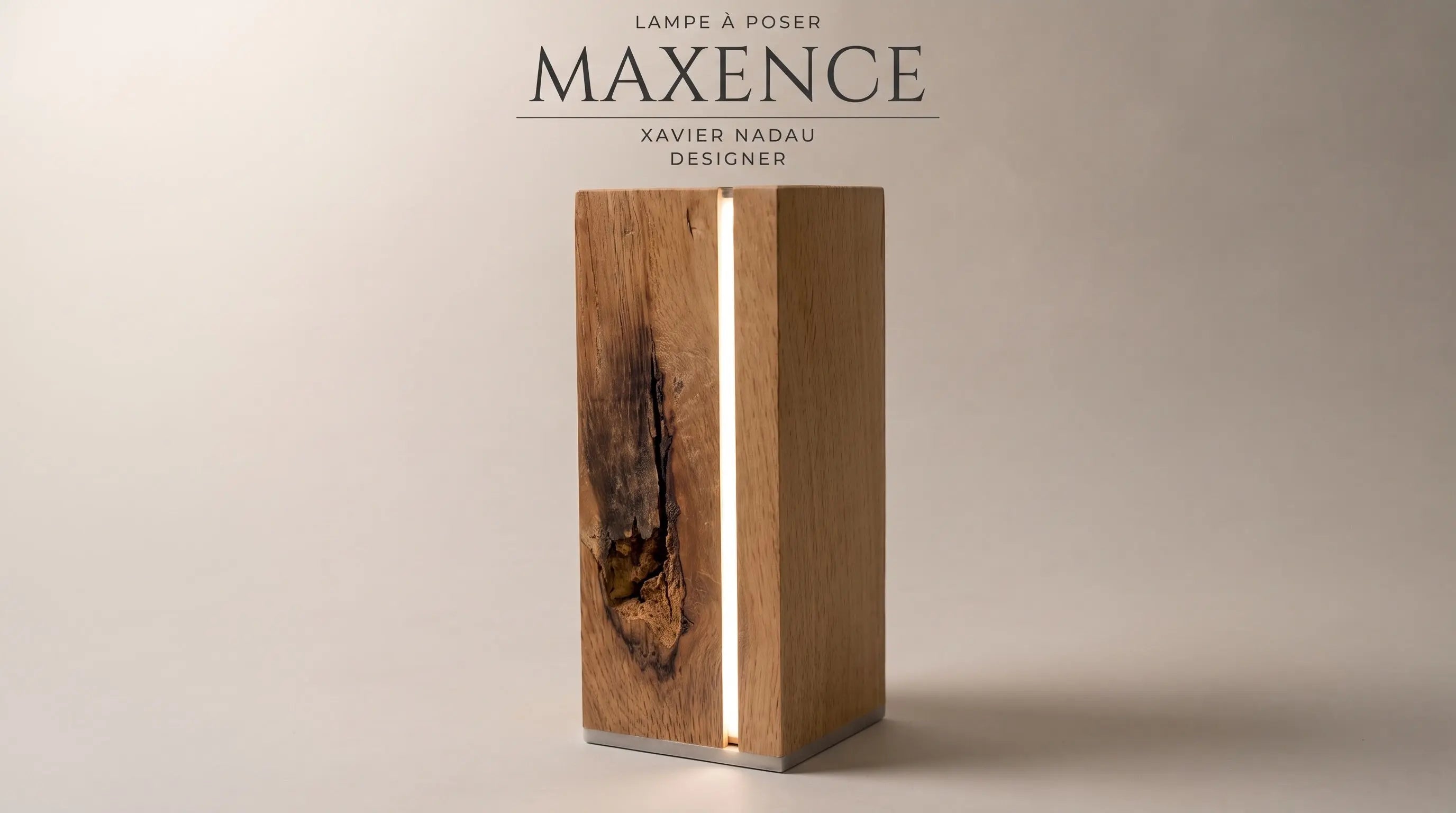 Lampe à poser Maxence Xavier Nadau Designer