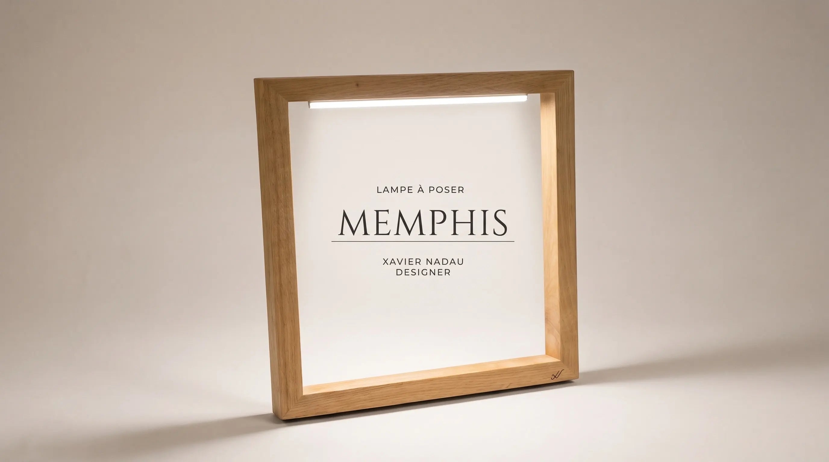 Lampe à poser Memphis Xavier Nadau Designer