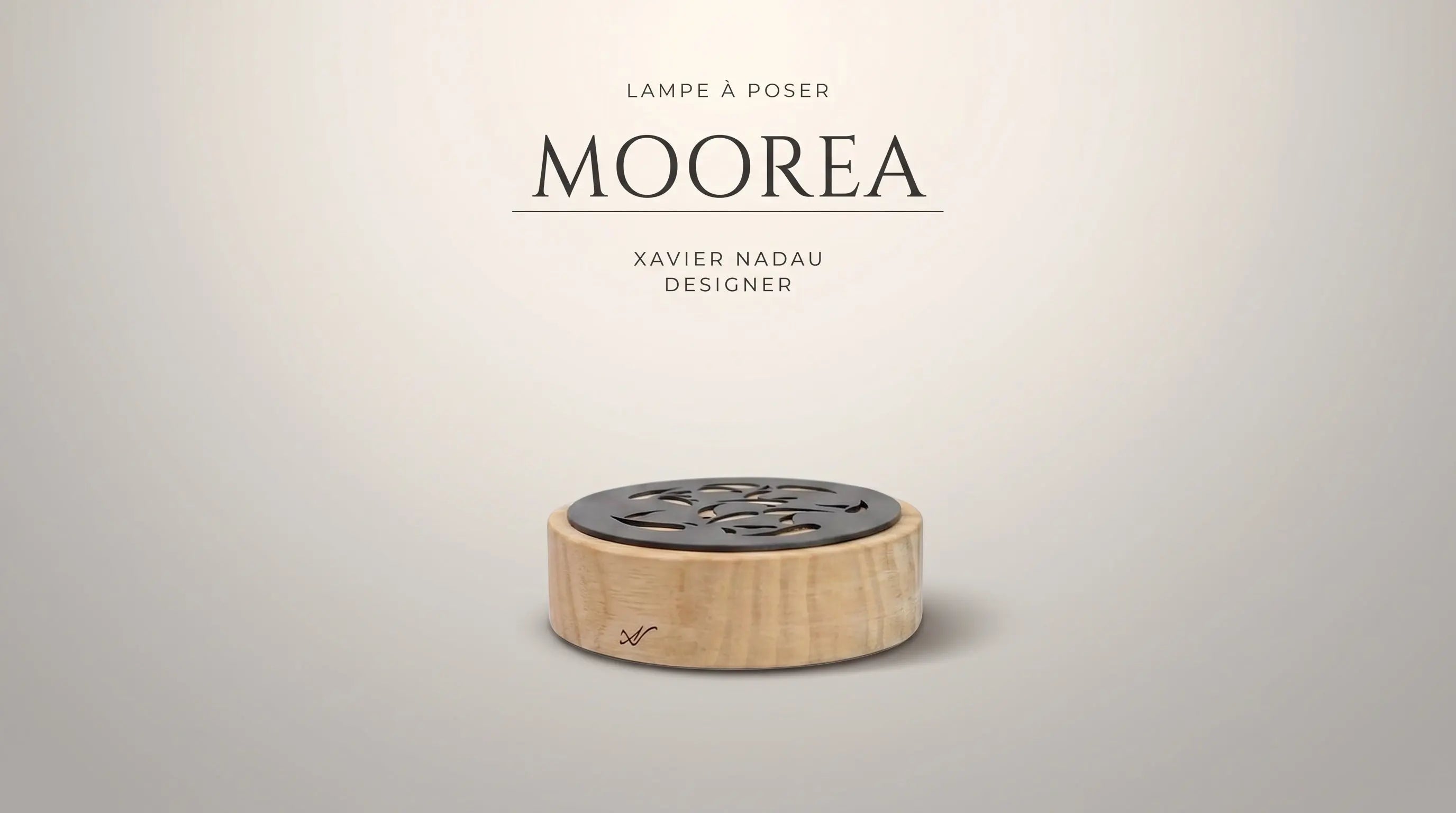Lampe à poser Moorea Xavier Nadau Designer