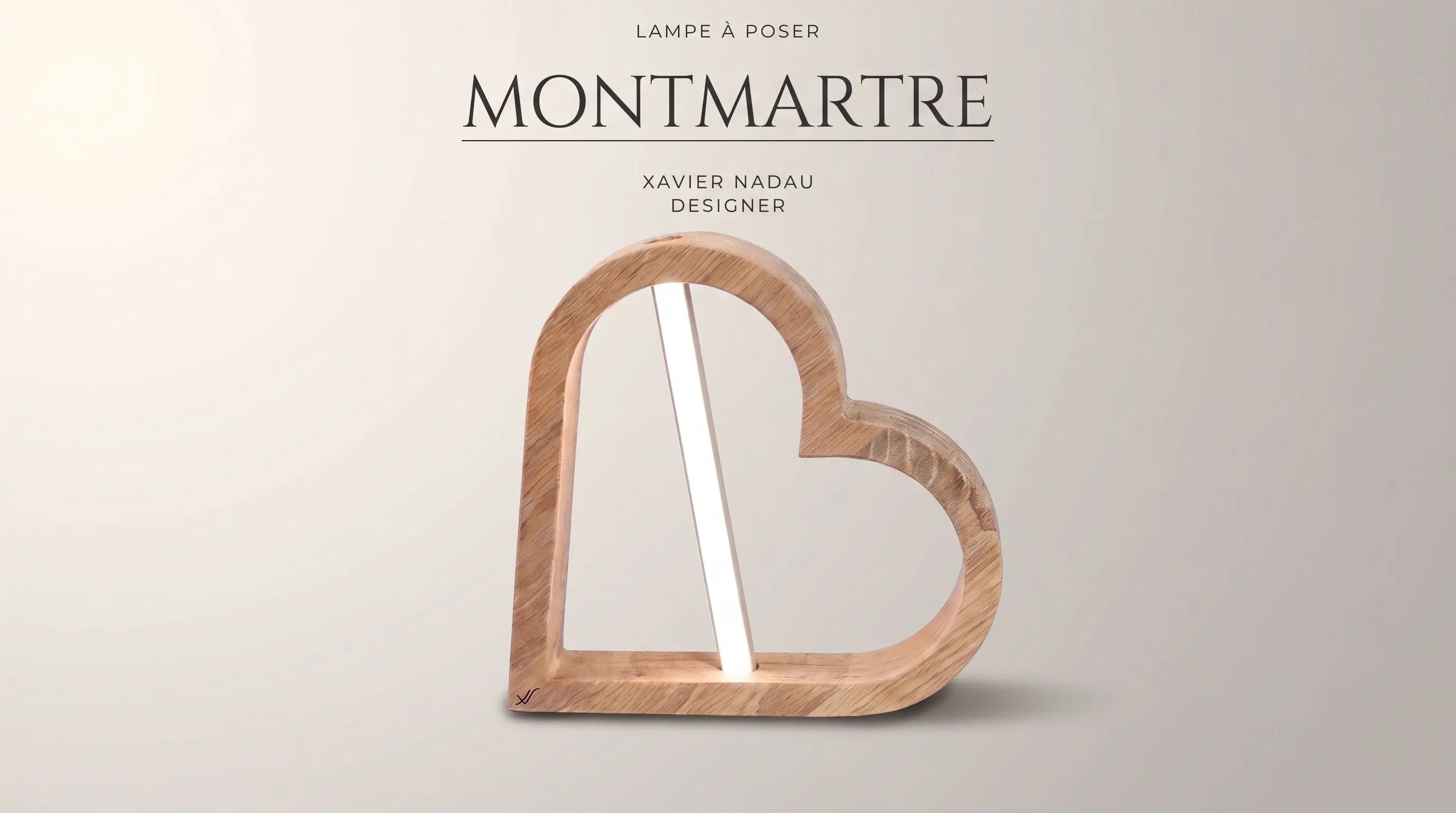 Lampe à poser Montmartre Xavier Nadau Designer