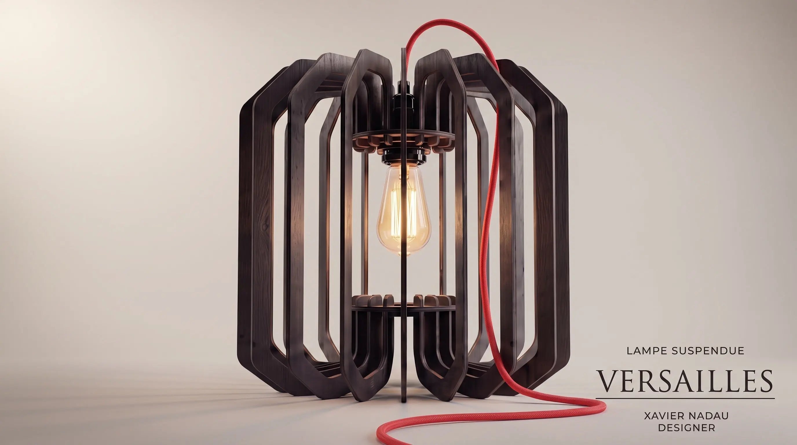 Lampe suspendue Versailles Xavier Nadau Designer